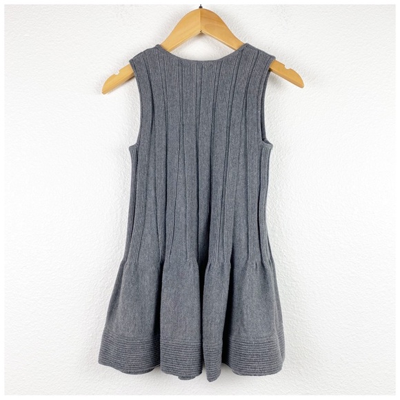 Christian Dior Gray Ribbed Dress - 4T - Picture 2 of 8